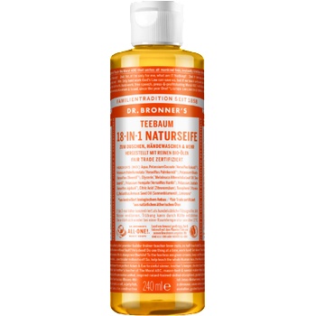 Dr. Bronner's 18in1 Натурален сапун - Чаено дърво - 240 мл