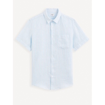 Celio Светлосиня мъжка ленена риза на райета Celio Damarlin Celio | Sin | МЪЖЕ | S