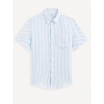 Celio Светлосиня мъжка ленена риза на райета Celio Damarlin Celio | Sin | МЪЖЕ | S