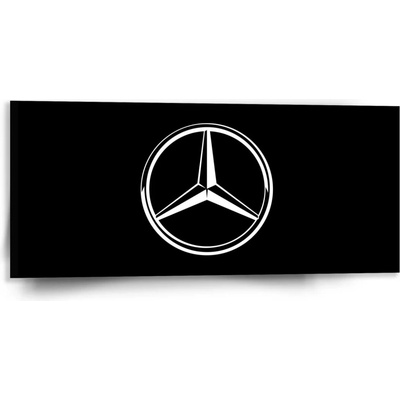 Sablio Obraz Logo 2 Čierna - 110x50 cm