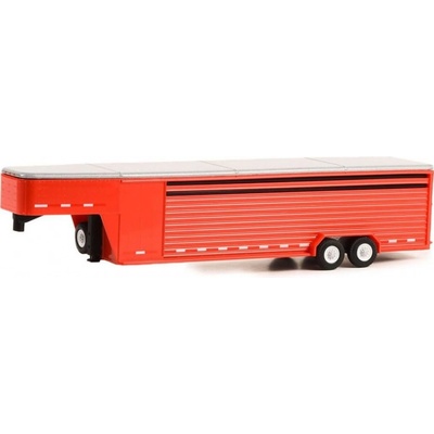 GreenLight Přivěs 26 Foot Continuous Gooseneck Livestock Trailer 1:64