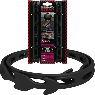 Quickloader univerzální upínací popruh bez háků, 50 kg, 110 cm Dvojbalení
