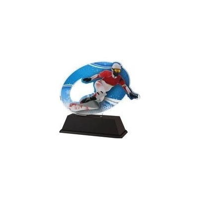 Poháry Bauer Akrylátová trofej ACLC001M3 Snowboard