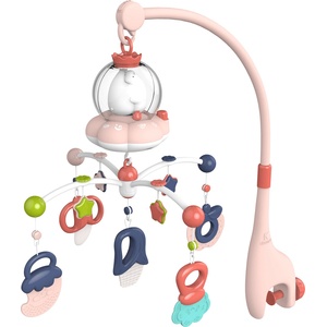 KikkaBoo Музикална въртележка за кошара Kikkaboo - All in Оne, Pink (31201010140)
