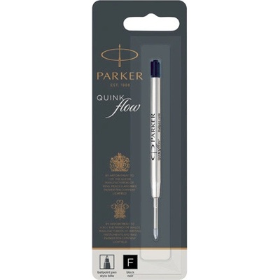 Parker Náplň kuličková Parker QuinkFlow černá F (0,8 mm) 445871