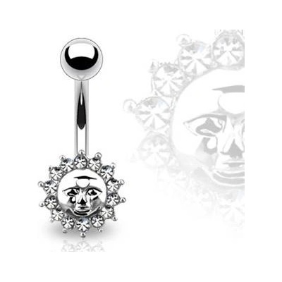 Šperky4U piercing do pupíku sluníčko WP01093