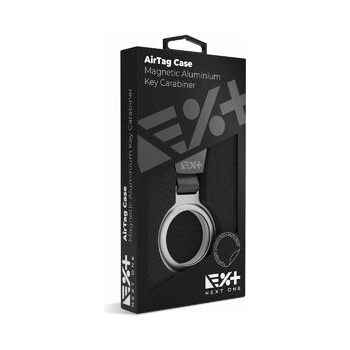 Apple NextOne AirTag Magnetic Aluminium Key Carabiner - Silver (atg-alu-ucl)