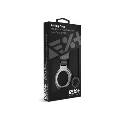 Apple NextOne AirTag Magnetic Aluminium Key Carabiner - Silver (atg-alu-ucl)