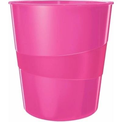 LEITZ Wow Odpadkový kôš 15 l ružová