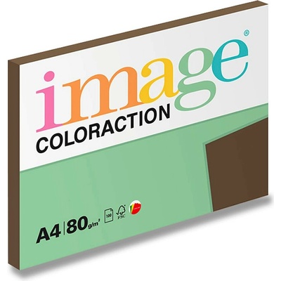 Papír barevný A4 80 g Image Coloraction hnědý 100 ks
