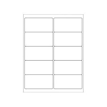 CDRmarket Самозалепващи етикети 105 x 57 mm, 10 етикети A4, 100 листа (R0ECO.0915A, 227007)