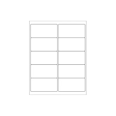 CDRmarket Самозалепващи етикети 105 x 57 mm, 10 етикети A4, 100 листа (R0ECO.0915A, 227007)
