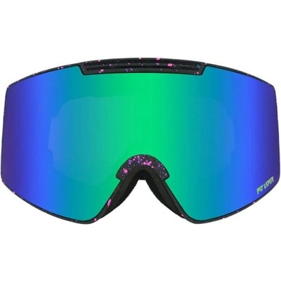 Маска за ски и сноуборд Pit Viper Proform The Low Tai'd (сини/зелени лещи)