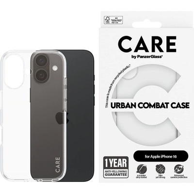 Panzer Калъф CARE - Flagship, iPhone 16, прозрачен (5715685004193)