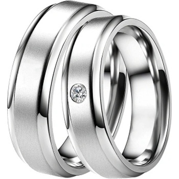 ST-88004 Ocelové snubní prsteny