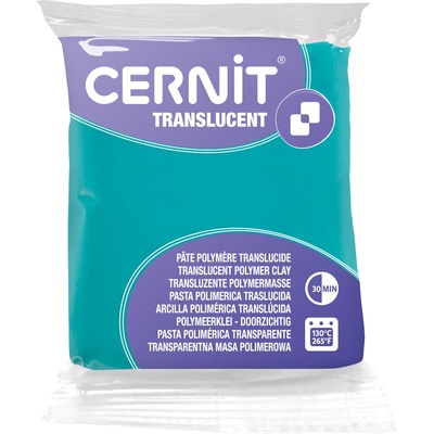 Cernit Polymer Clay Translucent Полимерна глина Emerald 56 g (CE0920056620C)