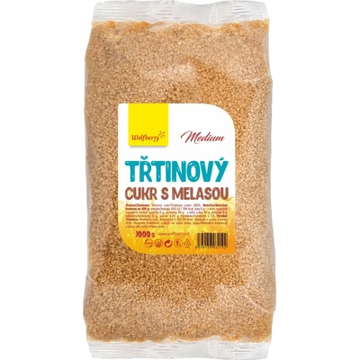 Wolfberry Třtinový cukr s melasou 1000 g – Zboží Mobilmania