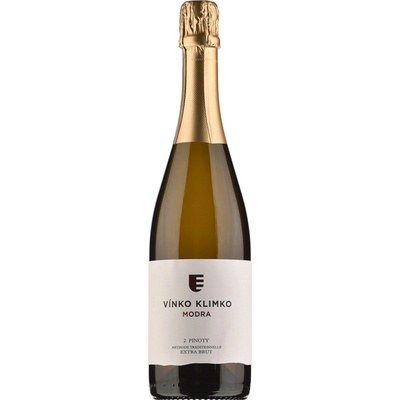 Vínko Klimko Modra Sekt 2 Pinoty extra brut biele 0,75 l