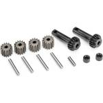 Traxxas Сателити и планети за диференциал Traxxas Mini Maxx Gear set differential (planetary) (output gears (2), spider gears (4), spider gear shafts differential spacers 2.5x8.25mm pin TRX10782 (TRX10782)
