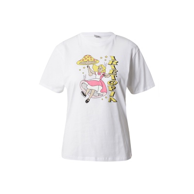 Iriedaily Тениска 'Alicetopia' бяло, размер M