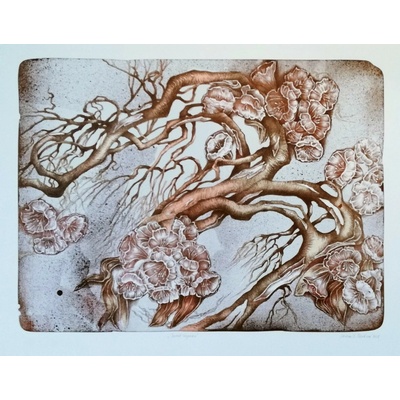 Darina Berková, Jarná impresia 50x65 cm hnedá - 7/50