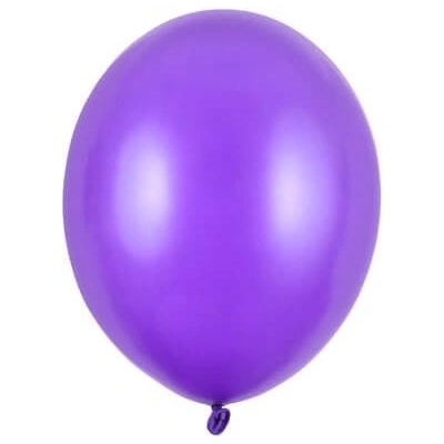 PartyDeco Latexové balóny Strong fialové 12 cm