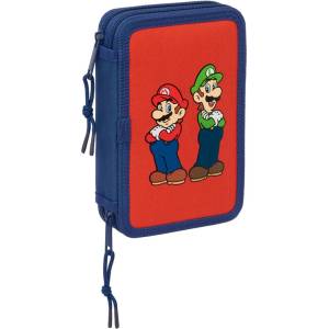 Super Mario Ученически несесер Super Mario Mamma Mia с пособия, 29 части