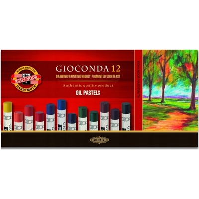 KOH-I-NOOR Gioconda pastely olejové umělecké 12 kusů