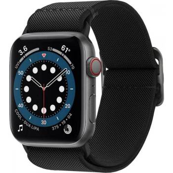 Spigen Каишка Spigen Fit Lite, за смарт часовник Apple Watch 42/44mm, черна (AMP02286)