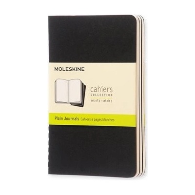 Moleskine Sešity 3 ks čisté černé