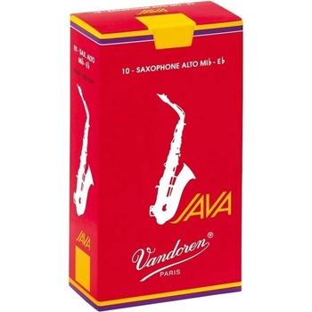 Vandoren Java Filed Red Alto 2.5 Тръстикова пластинка за алт саксофон (SR2625R-10KS)