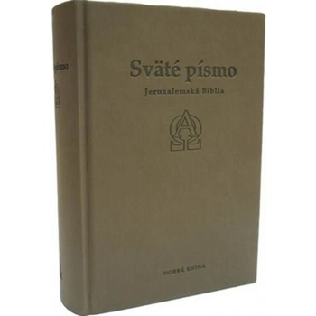 Sväté písmo - Jeruzalemská Biblia béžová oblé hrany