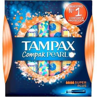 Tampax Compak Pearl super Plus dámské tampóny 18 ks – Zboží Dáma