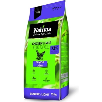 Nativia Dog Senior & Light 16 kg