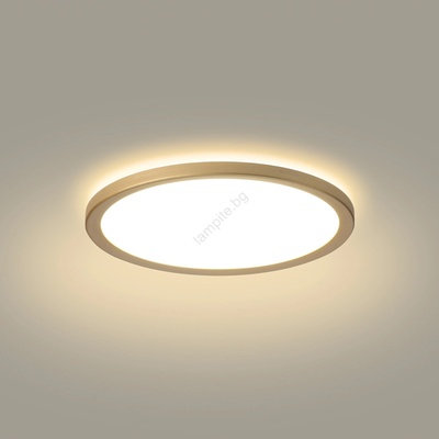 Brilagi - LED осветително тяло за баня ULTRA SLIM LED/12W/230V Ø 22, 5 см златисто IP54 (BG3691)