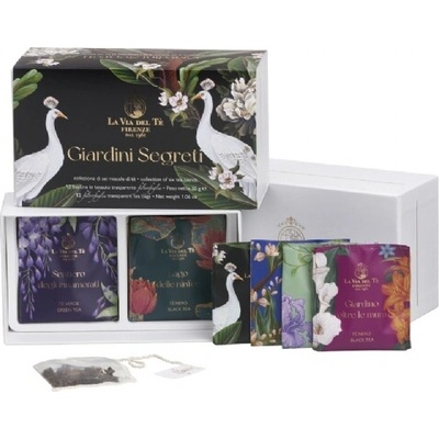 La Via Del Té Giardini Gift Box darčeková krabička čajov 12 ks