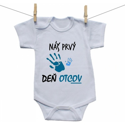 Boodyy Body s krátkym rukávom Náš prvý deň otcov chlapec