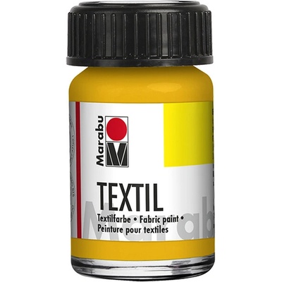 Marabu farby na textil 15 ml žltá