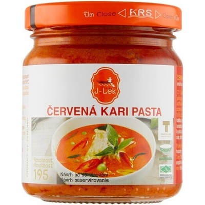 J-Lek Červená kari pasta 195 g