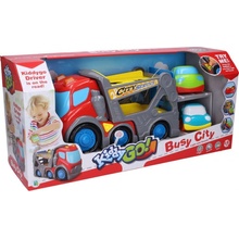 Wiky Kiddy Auto odťahovka s efektmi 31 cm 2 autá 9 cm