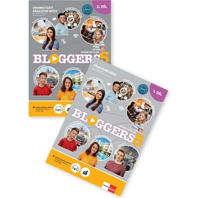 Bloggers 5 (A2) – 2dílný prac. sešit + žákovská licence