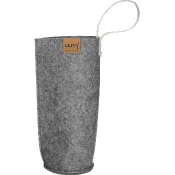 CARRY Калъф за бутилка - 1 л - сиво