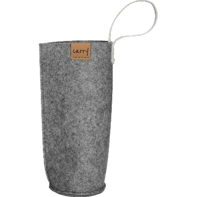 CARRY Калъф за бутилка - 1 л - сиво