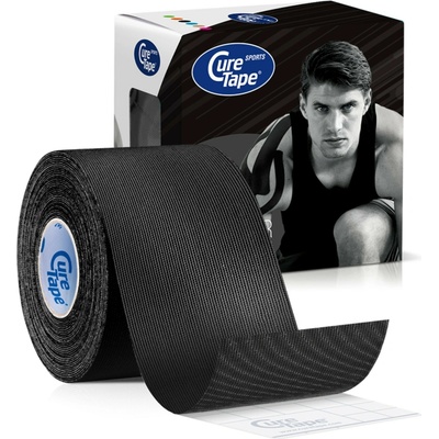 CureTape kineziologický tejp Sports čierna 5 cm x 5 m