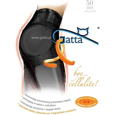 Gatta Stahovací silonky bye cellulite 50 DEN černá