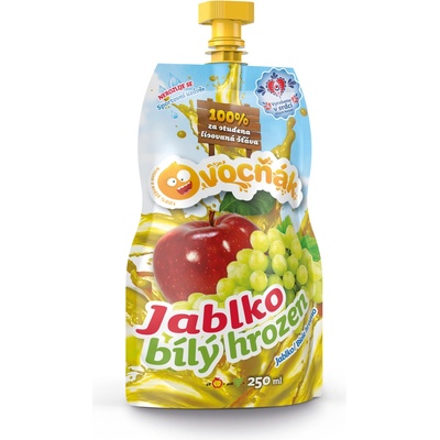 Toko farm Ovocná šťava 100% Jablko a biele hrozno 250 ml