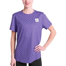 Saysky W Zig Zag Combat T Shirt fialová