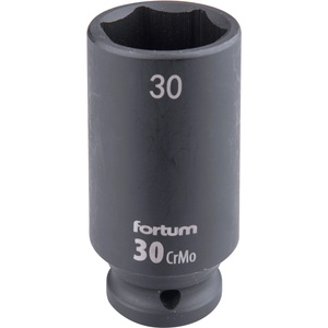 Fortum машинна (ударна) муфа 1/2", 30 mm, L 78 mm, почернена, FORTUM