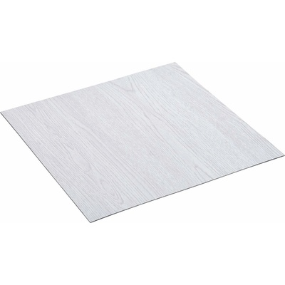 vidaXL Дъски за под 55 pcs Бял 5, 11 м2 ПВЦ (42046278)