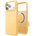 elago Силиконов (TPU) калъф с MagSafe за iPhone 17 Pro Max - Elago Magnetic Soft Silicone Case (тъмножълт) (ES17MSSC69PRO-SUN)